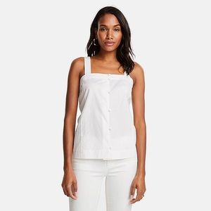 💫BOGO💫 Ann Taylor Linen Cotton Button Down Tank